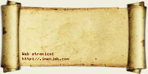 Kristina Pribanović vizit kartica